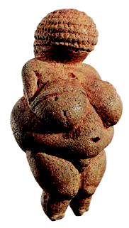 Picture of the Venus of Wilendorf statue.
